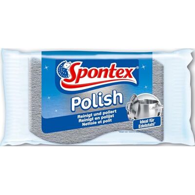 Spontex Polish Edelstahl-Putz Scheuerschwamm ideal für Edelstahltöpfe Spontex Polish Edelstahl-Putz Scheuerschwamm ideal für Edelstahltöpfe