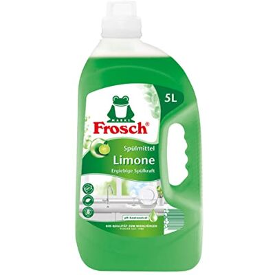 FROSCH Limonen mycí prostředek na mytí nádobí s extrakty z limonenů rozpouštějících tuky, 5000 ml FROSCH Limonen mycí prostředek na mytí nádobí s extrakty z limonenů rozpouštějících tuky, 5000 ml