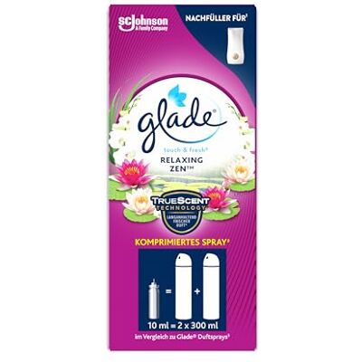 Glade Touch & Fresh (Brise One Touch) doplňovač, osvěžovač vzduchu mini sprej, Relaxing Zen, 1 balení (1 x 10 ml) Glade Touch & Fresh (Brise One Touch) doplňovač, osvěžovač vzduchu mini sprej, Relaxing Zen, 1 balení (1 x 10 ml)