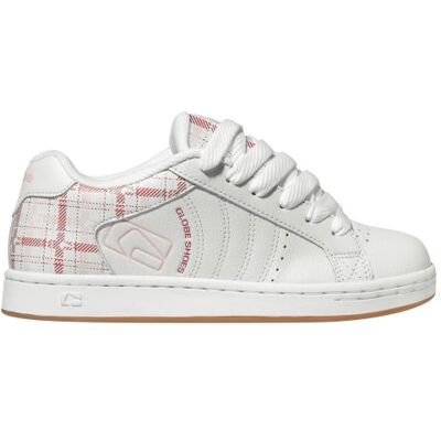 Globe Focus Girls GGFOC, dívčí sportovní boty skateboarding, bílé, (white / red g plaid 11398) Globe Focus Girls GGFOC, dívčí sportovní boty skateboarding, bílé, (white / red g plaid 11398)