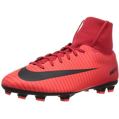 NIKE Unisex Jr. Mercurial Victory Vi Dynamic Fit Fg kopačky, University červená černá NIKE Unisex Jr. Mercurial Victory Vi Dynamic Fit Fg kopačky, University červená černá