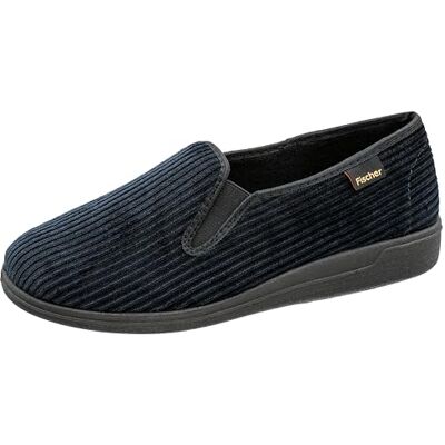 Fischer Markenschuh Pánské domácí boty Fischer Pruhy Cord Slipper Stretch 204120 Fischer Markenschuh Pánské domácí boty Fischer Pruhy Cord Slipper Stretch 204120
