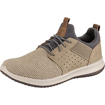 Skechers Delson Camben Taupe Mesh tenisky - Tenisky Skechers Delson Camben Taupe Mesh tenisky - Tenisky