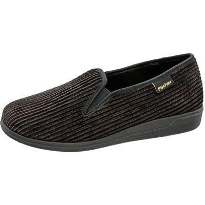 Fischer Markenschuh Pánské domácí boty Fischer Pruhy Cord Slipper Stretch 204120 Fischer Markenschuh Pánské domácí boty Fischer Pruhy Cord Slipper Stretch 204120