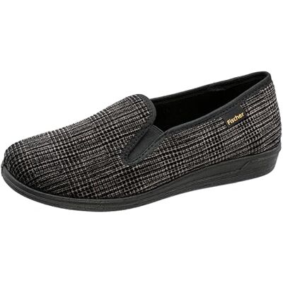 Fischer Markenschuh Pánské domácí boty Fischer Pruhy Cord Slipper Stretch 204120 Fischer Markenschuh Pánské domácí boty Fischer Pruhy Cord Slipper Stretch 204120