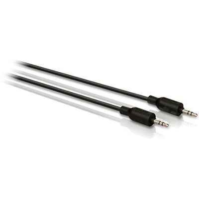 Philips SWA 2529 W/10 Stereo audio propojovací kabel (3,5 mm konektor 3,5 mm zástrčka) 1,5 m černý Philips SWA 2529 W/10 Stereo audio propojovací kabel (3,5 mm konektor 3,5 mm zástrčka) 1,5 m černý