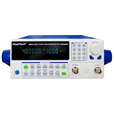 PeakTech Funkční generátor P 4055 10µHz 3MHz s 10W výkonovým zesilovačem/dálkovým ovládáním přes USB/FM, AM, PM, PWM, FSK modulace, 1 kus PeakTech Funkční generátor P 4055 10µHz 3MHz s 10W výkonovým zesilovačem/dálkovým ovládáním přes USB/FM, AM, PM, PWM, FSK modulace, 1 kus