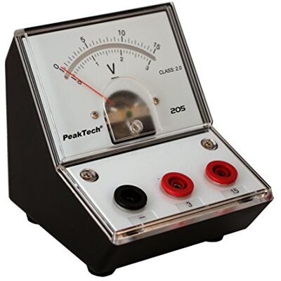 PeakTech 205-05 Měřič napětí Voltmetr analogový 3V 15V DC PeakTech 205-05 Měřič napětí Voltmetr analogový 3V 15V DC