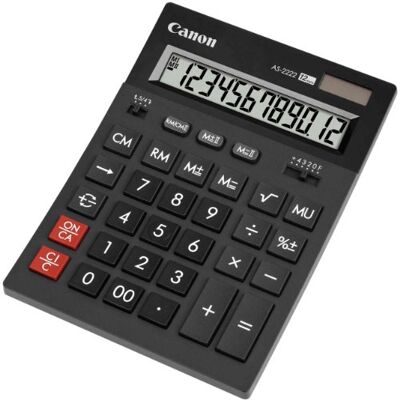 Canon AS2200 stolní kalkulačka (12místná) 4584B001 šedá Canon AS2200 stolní kalkulačka (12místná) 4584B001 šedá