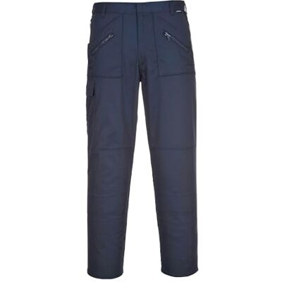 Portwest S887 pracovní kalhoty polyester-bavlna zesílené švy cargo kapsy Námořnictvo, odolná polycottonová tkanina, UPF 50+, zesílená ochrana kolen, několik kapes na zip, mnoho kapes Portwest S887 pracovní kalhoty polyester-bavlna zesílené švy cargo kapsy Námořnictvo, odolná polycottonová tkanina, UPF 50+, zesílená ochrana kolen, několik kapes na zip, mnoho kapes