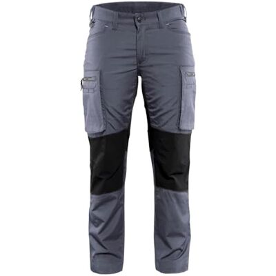 BLÅKLÄDER Dámské servisní kalhoty do pasu Stretch Army zelená/černá C30 BLÅKLÄDER Dámské servisní kalhoty do pasu Stretch Army zelená/černá C30