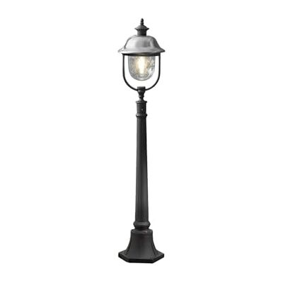 Konstsmide Parma 7242-000 osvětlení cesty / Š: 24 cm H: 24 cm V: 118 cm / 1x75W / IP43 / lakovaný hliník / matná černá / ušlechtilá ocel Konstsmide Parma 7242-000 osvětlení cesty / Š: 24 cm H: 24 cm V: 118 cm / 1x75W / IP43 / lakovaný hliník / matná černá / ušlechtilá ocel