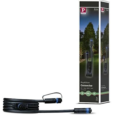 Paulmann Systém osvětlení Plug&Shine spojovací kabel 200 cm 93926 černý 24 V Paulmann Systém osvětlení Plug&Shine spojovací kabel 200 cm 93926 černý 24 V