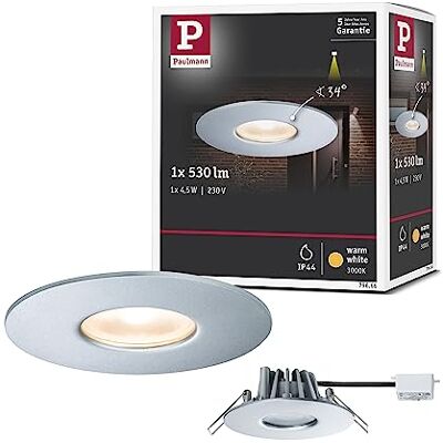 Paulmann 796. 66 House Downlight 230V vestavné svítidlo IP44 teplá bílá 4,4 W 34° úhel vyzařování 79666 Outdo Paulmann 796. 66 House Downlight 230V vestavné svítidlo IP44 teplá bílá 4,4 W 34° úhel vyzařování 79666 Outdo