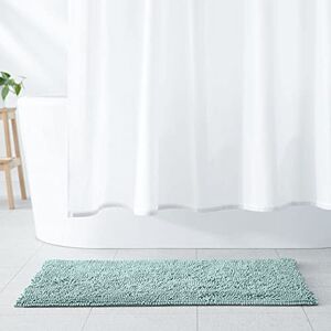 Microvláknový koupelnový koberec Amazon Basics - 53x86 cm - Mořská zelená Microvláknový koupelnový koberec Amazon Basics - 53x86 cm - Mořská zelená