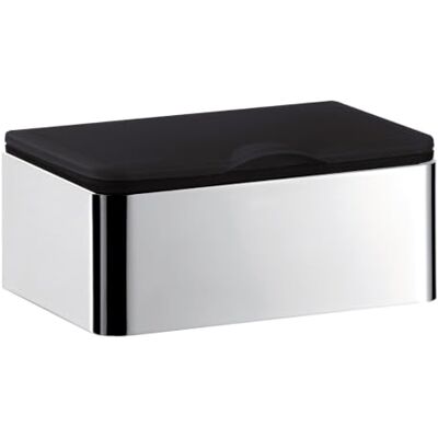 Emco Systém 2 Box na vlhký papír, chrom držák vlhkého papíru & nádoba na vlhký toaletní papír pro montáž na stěnu pro šroubování box nebo dóza, stříbrná Emco Systém 2 Box na vlhký papír, chrom držák vlhkého papíru & nádoba na vlhký toaletní papír pro montáž na stěnu pro šroubování box nebo dóza, stříbrná