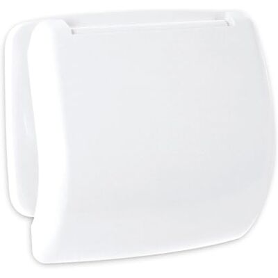 TATAY Držák WC role Polypropylen RTT držák toaletního papíru s víkem Držák WC role koupelna 29,6 x 17,4 x 21,8 cm Robustní polypropylen RTT držák toaletního papíru s víkem, bílý TATAY Držák WC role Polypropylen RTT držák toaletního papíru s víkem Držák WC role koupelna 29,6 x 17,4 x 21,8 cm Robustní polypropylen RTT držák toaletního papíru s víkem, bílý