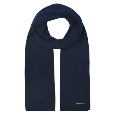 JACK & JONES Pánská šála JJDNA Knit Scarf NOOS, Modrá (navy blazer), Jednotná velikost JACK & JONES Pánská šála JJDNA Knit Scarf NOOS, Modrá (navy blazer), Jednotná velikost