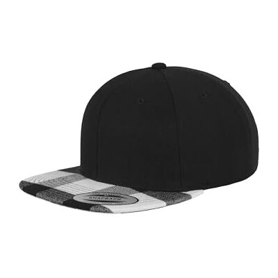 Flexfit Čepice Checked Flanell Peak Snapback, Černá/bílá, Jednotná velikost Flexfit Čepice Checked Flanell Peak Snapback, Černá/bílá, Jednotná velikost