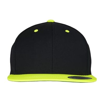 Flexfit Kšiltovka Yupoong Unisex Classic Snapback 2-Tone Cap, dvoubarevná Blanko kšiltovka s rovným kšiltem, One Size univerzální velikost pro muže a ženy Jednotná velikost Černá / neonově žlutá Flexfit Kšiltovka Yupoong Unisex Classic Snapback 2-Tone Cap, dvoubarevná Blanko kšiltovka s rovným kšiltem, One Size univerzální velikost pro muže a ženy Jednotná velikost Černá / neonově žlutá