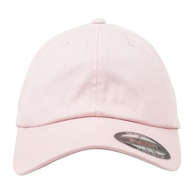 Flexfit Accessoires Cotton Twill Dad Cap, Růžová, S-M Flexfit Accessoires Cotton Twill Dad Cap, Růžová, S-M