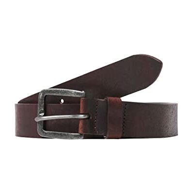 JACK & JONES Pánský pásek Jacvictor Leather Belt Noos (balení 1 ks), Black Coffee/ JACK & JONES Pánský pásek Jacvictor Leather Belt Noos (balení 1 ks), Black Coffee/