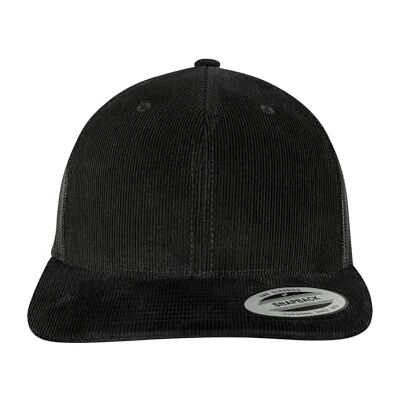 Flexfit Čepice Corduroy Retro Trucker, Black, One Size, 6606CT Flexfit Čepice Corduroy Retro Trucker, Black, One Size, 6606CT