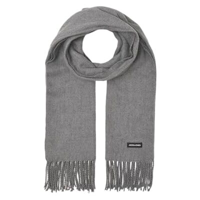 JACK & JONES malá šála, šedá melanž, Jednotná velikost JACK & JONES malá šála, šedá melanž, Jednotná velikost