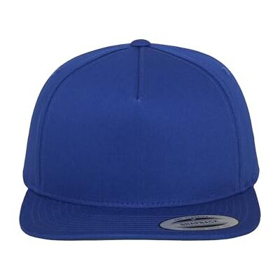 Flexfit Unisex Classic 5 Panel Snapback, Royal, Jednotná velikost Flexfit Unisex Classic 5 Panel Snapback, Royal, Jednotná velikost