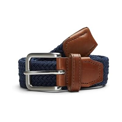 JACK & JONES Pánský Jacspring Woven Belt Noos Jacspring Woven Belt Noos (balení 1 ks), Navy Blazer/ JACK & JONES Pánský Jacspring Woven Belt Noos Jacspring Woven Belt Noos (balení 1 ks), Navy Blazer/
