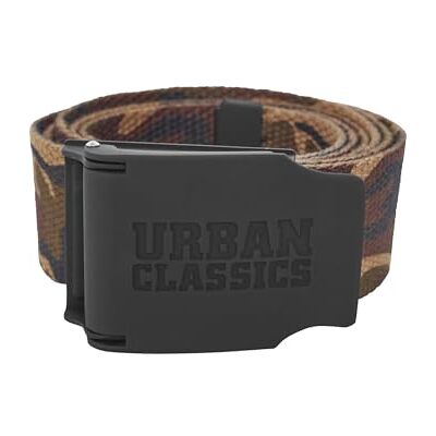 Urban Classics Unisex Tb2171-woven Belt Rubbered Touch Uc pásek (balení 1 ks), wood camo Urban Classics Unisex Tb2171-woven Belt Rubbered Touch Uc pásek (balení 1 ks), wood camo