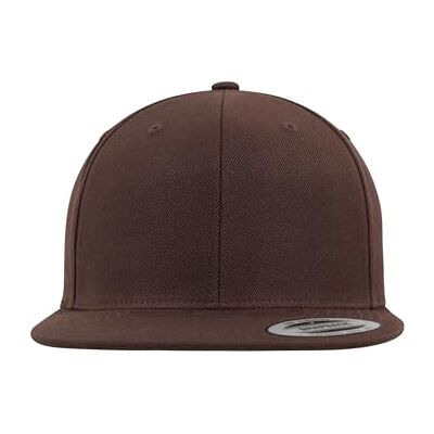 Flexfit Unisex Classic Snapback, Hnědá, Jednotná velikost Flexfit Unisex Classic Snapback, Hnědá, Jednotná velikost