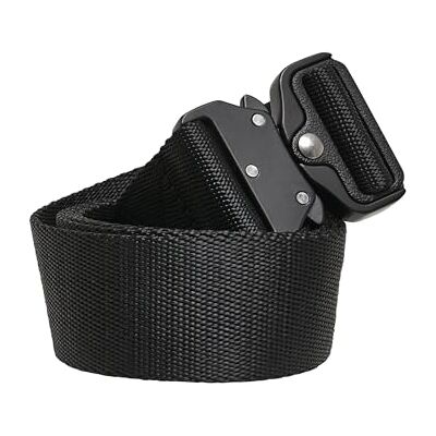 Urban Classics Unisex Wing Buckle Belt, černá Urban Classics Unisex Wing Buckle Belt, černá