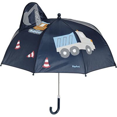 Playshoes Deštník s dětským mechanismem Unisex Dětský Dětský deštník, 3D staveniště Playshoes Deštník s dětským mechanismem Unisex Dětský Dětský deštník, 3D staveniště
