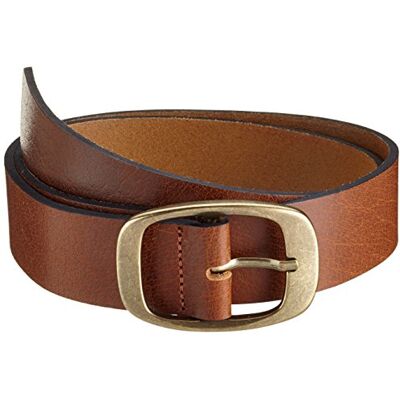 PIECES Damen Gürtel NUANSA LEATHER JEANS BELT NOOS, Gr. 80 cm, Braun (Cognac) PIECES Damen Gürtel NUANSA LEATHER JEANS BELT NOOS, Gr. 80 cm, Braun (Cognac)