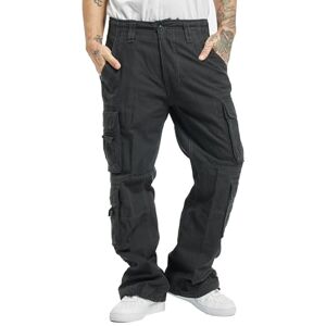 Brandit Pánské kalhoty Pure Vintage Pants, Šedá (antracitová 5), S Brandit Pánské kalhoty Pure Vintage Pants, Šedá (antracitová 5), S