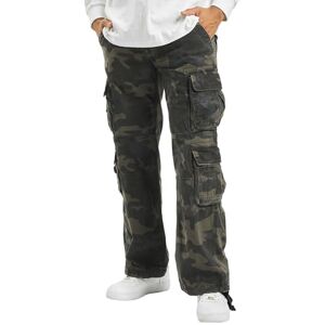 Brandit Pánské kalhoty Pure Vintage Pants, Vícebarevné (Darkcamo 4), S Brandit Pánské kalhoty Pure Vintage Pants, Vícebarevné (Darkcamo 4), S