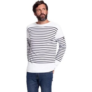 Armor-lux Armor Lux Herren Mariniãre "Amiral" Homme Pullover, Weiß (400 Blanc/Navire 400), L EU Armor-lux Armor Lux Herren Mariniãre "Amiral" Homme Pullover, Weiß (400 Blanc/Navire 400), L EU