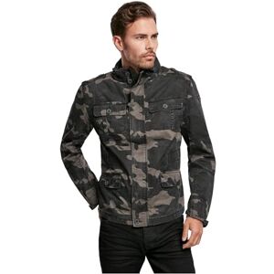 Brandit Zimní bunda stylová pánská bunda se skrytou kapucí, stojáčkem a bavlněnou podšívkou, zimní variantou, barevné varianty, velikosti S až 5XL, Tmavá maskáčová, XXL Brandit Zimní bunda stylová pánská bunda se skrytou kapucí, stojáčkem a bavlněnou podšívkou, zimní variantou, barevné varianty, velikosti S až 5XL, Tmavá maskáčová, XXL