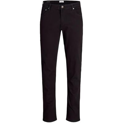 JACK & JONES Male Plus Size Slim Fit Jeans Tim Original AM 814, černá (Black Denim Black Denim), Pas 46 / délka 32 JACK & JONES Male Plus Size Slim Fit Jeans Tim Original AM 814, černá (Black Denim Black Denim), Pas 46 / délka 32