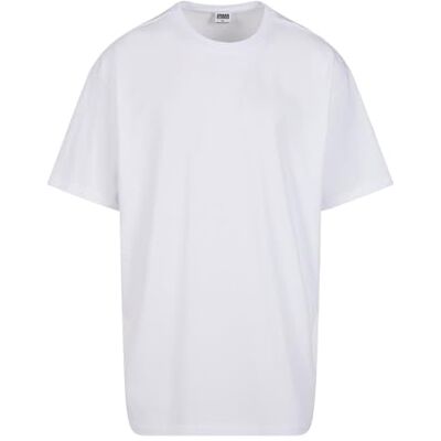 Urban Classics Pánské tričko Heavy Oversized Tee, Oversized tričko pro muže, bavlna, kulatý výstřih, k dostání v mnoha barvách, velikosti S-5XL, bílá Urban Classics Pánské tričko Heavy Oversized Tee, Oversized tričko pro muže, bavlna, kulatý výstřih, k dostání v mnoha barvách, velikosti S-5XL, bílá