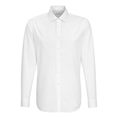 Seidensticker Men's Business Shirt Slim fit Non-Iron Kent Collar Long Sleeve 100% Cotton Seidensticker Men's Business Shirt Slim fit Non-Iron Kent Collar Long Sleeve 100% Cotton