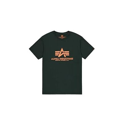 Alpha Pánské tričko Basic Big Logo, Tmavě petrolejová, XXL Alpha Pánské tričko Basic Big Logo, Tmavě petrolejová, XXL