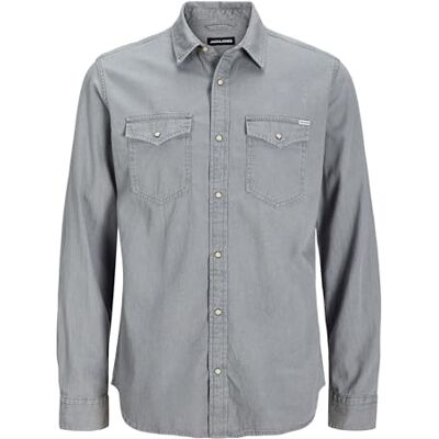 JACK & JONES Male džínová košile Comfort Fit džínová košile Denim shirt JACK & JONES Male džínová košile Comfort Fit džínová košile Denim shirt