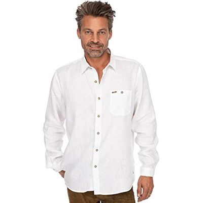 Stockerpoint Pánská krojová košile Vincent2 I velikost S-2XL I tradiční a moderní design I prodyšná a snadná údržba I kvalitní zpracování I perfektní pro kroje a slavnosti, bílá, L Stockerpoint Pánská krojová košile Vincent2 I velikost S-2XL I tradiční a moderní design I prodyšná a snadná údržba I kvalitní zpracování I perfektní pro kroje a slavnosti, bílá, L