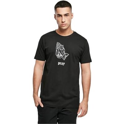 Mister Tee Pánské Dark Pray Tee, černá, S Mister Tee Pánské Dark Pray Tee, černá, S