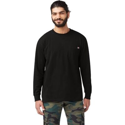 Dickies Men's Heavyweight LS Pocket Tee Relaxed, černá, XL Dickies Men's Heavyweight LS Pocket Tee Relaxed, černá, XL