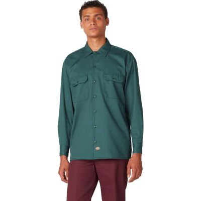 Dickies Pánské tričko s dlouhým rukávem košile s dlouhým rukávem, Lincoln Green, M Dickies Pánské tričko s dlouhým rukávem košile s dlouhým rukávem, Lincoln Green, M