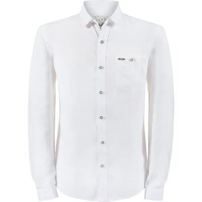 Stockerpoint Pánská krojová košile Vincent2 I velikost S-2XL I tradiční a moderní design I prodyšná a snadná údržba I kvalitní zpracování I perfektní pro kroje a slavnosti, bílá, M Stockerpoint Pánská krojová košile Vincent2 I velikost S-2XL I tradiční a moderní design I prodyšná a snadná údržba I kvalitní zpracování I perfektní pro kroje a slavnosti, bílá, M