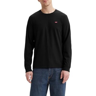 Levi's Pánské tričko Long-Sleeve Original Housemark Tee, Mineral Black Levi's Pánské tričko Long-Sleeve Original Housemark Tee, Mineral Black